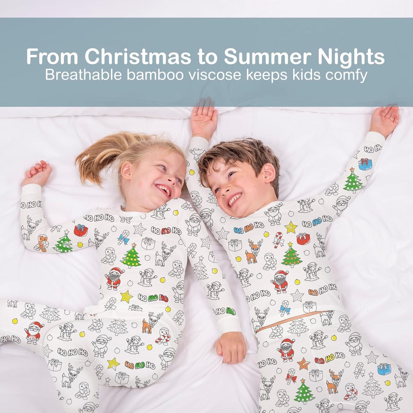 Kids Coloring Pajamas with Markers